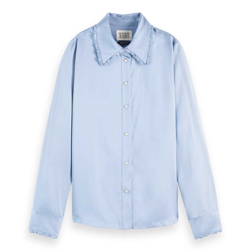 Scotch & Soda Regular Fit Shirt With Ruffle image number 2